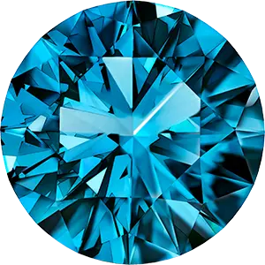 Lab-grown blue diamond