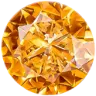 Orange sapphire